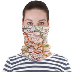 Map Europe Globe Countries States Face Seamless Bandana (adult) by Ndabl3x