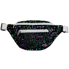 Math-linear-mathematics-education-circle-background Fanny Pack by Vaneshart