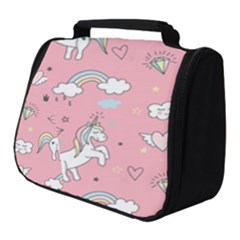 Cute-unicorn-seamless-pattern Full Print Travel Pouch (small) by Vaneshart