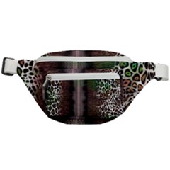 Leopard Animal Shawl Honeycomb Fanny Pack by Vaneshop