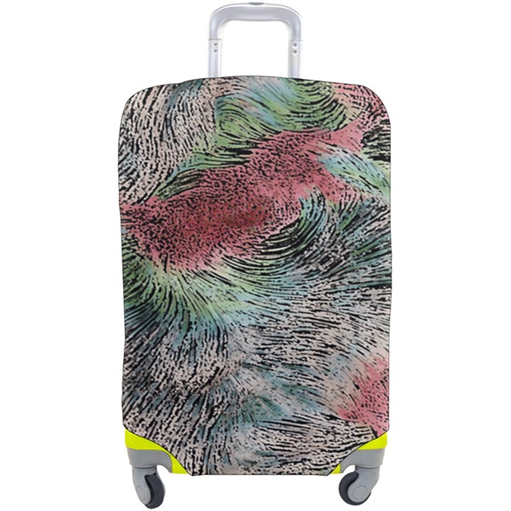 Design Pattern Scarf Gradient Luggage Cover (Large)