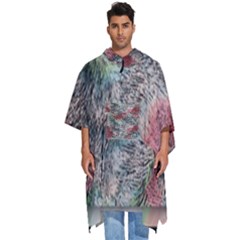 Design Pattern Scarf Gradient Men s Hooded Rain Ponchos by Vaneshop