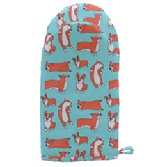 Corgis On Teal Microwave Oven Glove by Wav3s