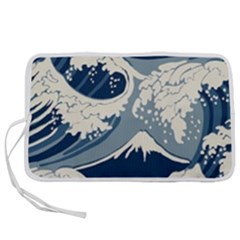 Japanese Wave Pattern Pen Storage Case (m) by Wav3s