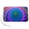 Peacock Feather Fractal Pen Storage Case (M) View1