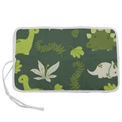 Cute Dinosaur Pattern Pen Storage Case (m) by Wav3s