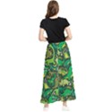 Dino Kawaii Maxi Chiffon Skirt View2