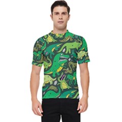 Dino Kawaii Men s Short Sleeve Rash Guard by Wav3s