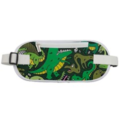 Dino Kawaii Rounded Waist Pouch by Wav3s