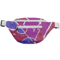 Mazipoodles In The Frame  - Pink Purple Fanny Pack by Mazipoodles