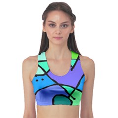 Mazipoodles In The Frame - Balanced Meal 5 Sports Bra by Mazipoodles