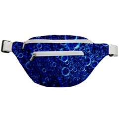 Blue Bubbles Abstract Fanny Pack by Vaneshop