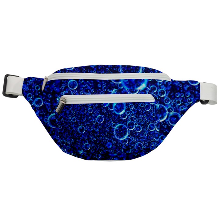 Blue Bubbles Abstract Fanny Pack