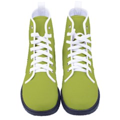 Citron Green	 - 	high-top Canvas Sneakers by ColorfulShoes