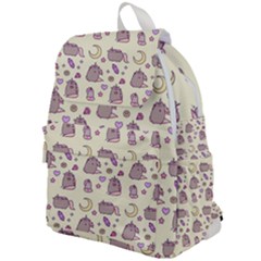 Beautiful Beauty Cartoon Cat Top Flap Backpack by Grandong