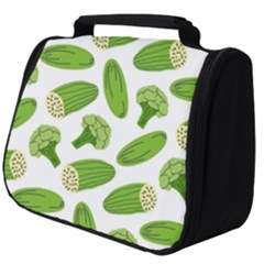 Vegetable Pattern With Composition Broccoli Full Print Travel Pouch (big) by Grandong