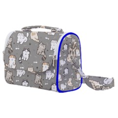 Cute Cat Pattern Cartoon Satchel Shoulder Bag by Cowasu