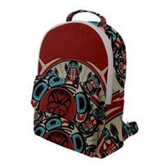 Skull Grateful Dead Phone Gratefuldead Flap Pocket Backpack (large) by Cowasu