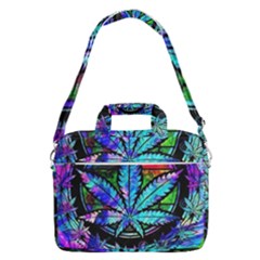 Cannabis Psychedelic Macbook Pro 16  Shoulder Laptop Bag by Cowasu