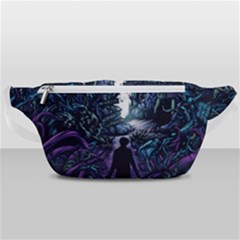 Horror Psychedelic Art Waist Bag  by Cowasu