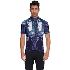 Horror Psychedelic Art Men s Short Sleeve Cycling Jersey by Cowasu