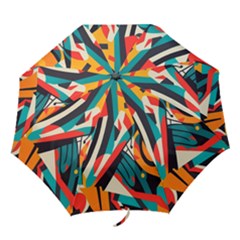 Colorful Abstract Folding Umbrellas by Jack14