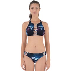 Psychedelic Astronaut Trippy Space Art Perfectly Cut Out Bikini Set by Bangk1t