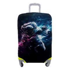 Psychedelic Astronaut Trippy Space Art Luggage Cover (small) by Bangk1t