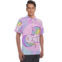 Unicorn Stitch Men s Polo Tee by Bangk1t