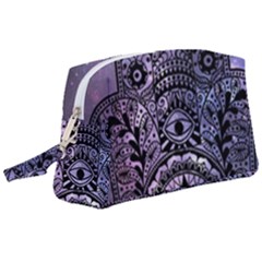 Hamsa Hand Wristlet Pouch Bag (large) by Bangk1t