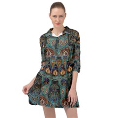 Saint Petersburg  Architecture Mini Skater Shirt Dress by Bangk1t