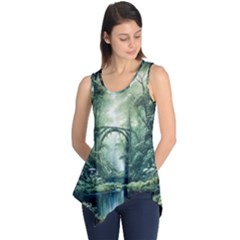 River Forest Wood Nature Sleeveless Tunic by Ndabl3x