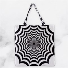 Spider Web Hypnotic Grocery Tote Bag by Amaryn4rt