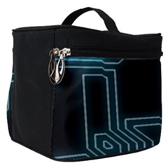 A Completely Seamless Background Design Circuitry Make Up Travel Bag (small) by Amaryn4rt