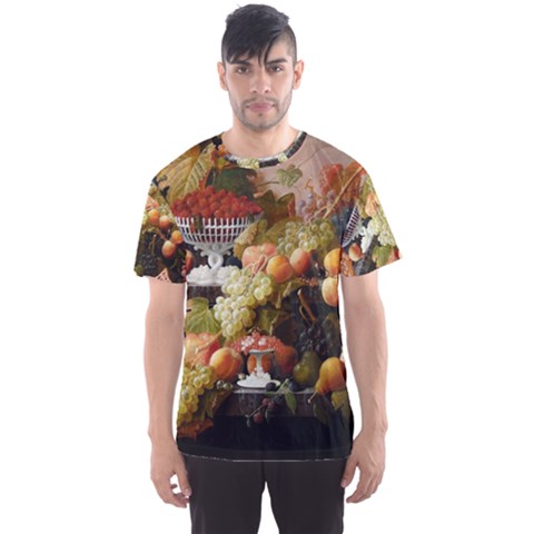 Abundance Of Fruit Severin Roesen Men s Sport Mesh Tee by Amaryn4rt