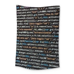 Close Up Code Coding Computer Small Tapestry by Amaryn4rt