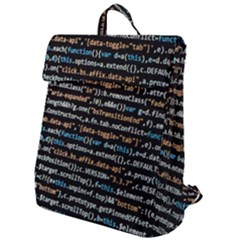 Close Up Code Coding Computer Flap Top Backpack by Amaryn4rt