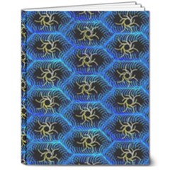 Blue Bee Hive 8  X 10  Softcover Notebook by Amaryn4rt