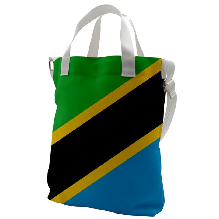 Flag Of Tanzania Canvas Messenger Bag