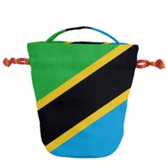 Flag Of Tanzania Drawstring Bucket Bag by Amaryn4rt