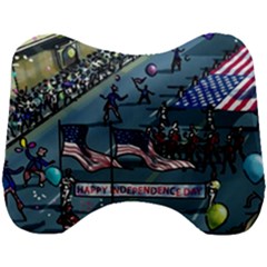 July 4th Parade Independence Day Head Support Cushion by Ravend