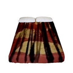 Acrylic Abstract Art Design  Fitted Sheet (full/ Double Size) by Rbudhiya