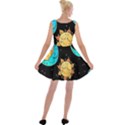 Seamless-pattern-with-sun-moon-children Velvet Skater Dress View2