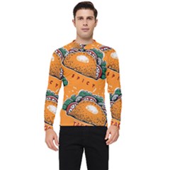 Seamless-pattern-with-taco Men s Long Sleeve Rash Guard by uniart180623