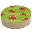 Seamless-background-with-watermelon-slices Wooden Bottle Opener (Round) View1