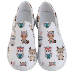 Cute-cartoon-boho-animals-seamless-pattern Men s Lightweight Slip Ons by uniart180623