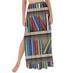 Bookshelf Maxi Chiffon Tie-up Sarong by uniart180623