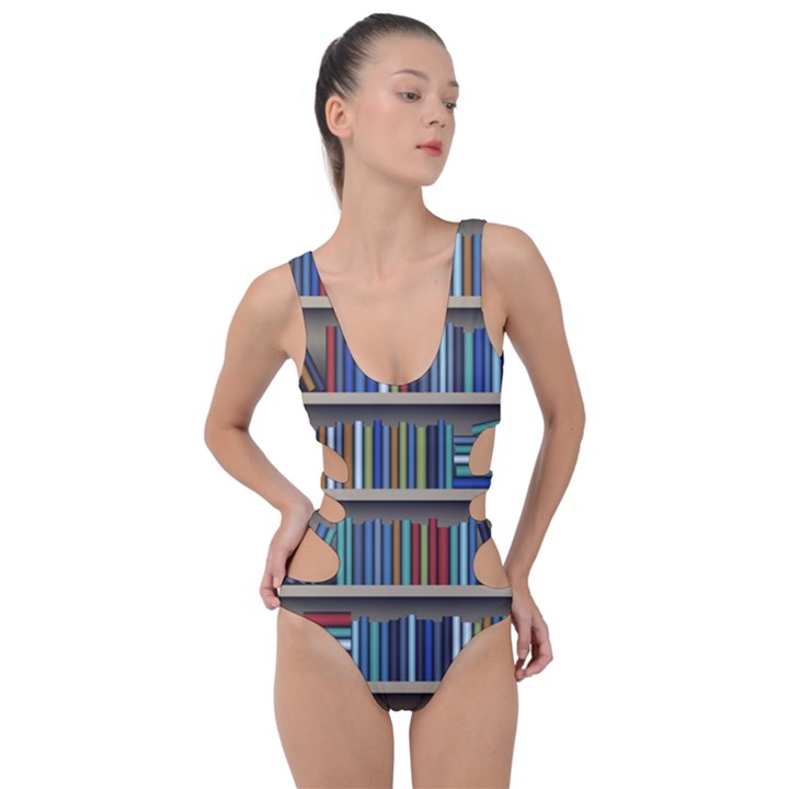 Bookshelf Side Cut Out Swimsuit