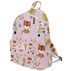 Cute-tiger-car-safari-seamless-pattern The Plain Backpack by uniart180623