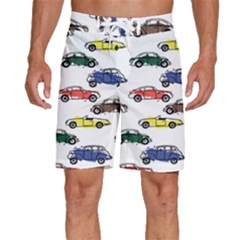 Cars-pattern Men s Beach Shorts by uniart180623